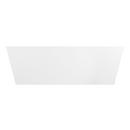 70 x 31 in. Freestanding Bathtub with Center Drain in Matte White 