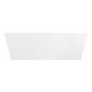 70 x 31 in. Freestanding Bathtub with Center Drain in Matte White 