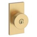 Baldwin Lifetime PVD Satin Brass Knob 
