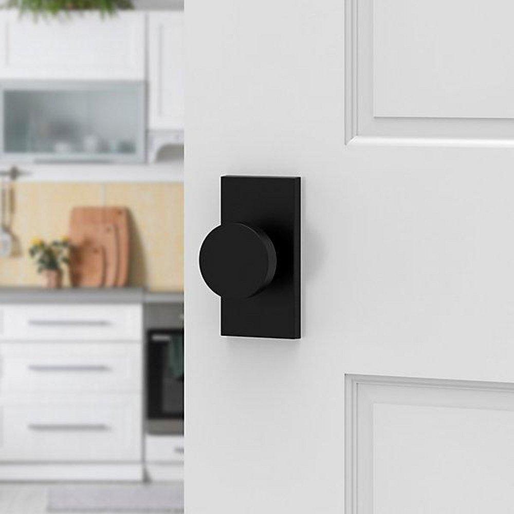 Baldwin Satin Black Passage Knob 