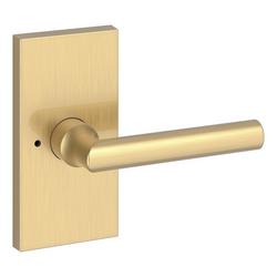 Privacy Lever in Lifetime Satin Brass