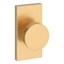 Baldwin Lifetime PVD Satin Brass Dummy Knob 