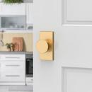 Baldwin Lifetime PVD Satin Brass Passage Knob 