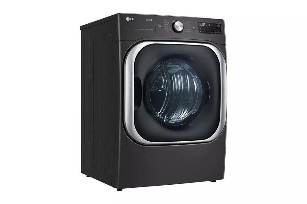 LG Electronics Black Steel 9 cu. ft. 29 x 32-1/8 in. 120V Gas Front Load Dryer 