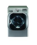 29 x 32-1/8 in. 240V 9 cu. ft. Electric Front Load Dryer in Black Steel