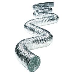 4 in. x 50 ft. Silver Uninsulated Flexible Air Duct