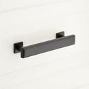 4 CABINET PULL SATIN BLACK 