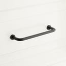 63/10 BRASS CABINET PULL THIN PROFILE SATIN BLACK 