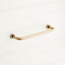 5 BRASS CABINET PULL THIN PROFILE ANTIQUE BRASS 