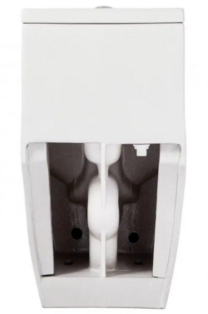 Signature Hardware White 1.28 gpf Elongated Floor Mount One Piece Toilet 