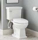 Signature Hardware White 1.28 gpf Elongated Floor Mount Two Piece Toilet 