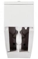 Signature Hardware White/Black 1.28 gpf Elongated Floor Mount One Piece Toilet 