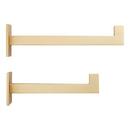 BRASS SHELF BRACKET 7 SATIN BRASS 