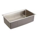 31 in. Undermount Stainless Steel Single Bowl Workstation Kitchen Sink 