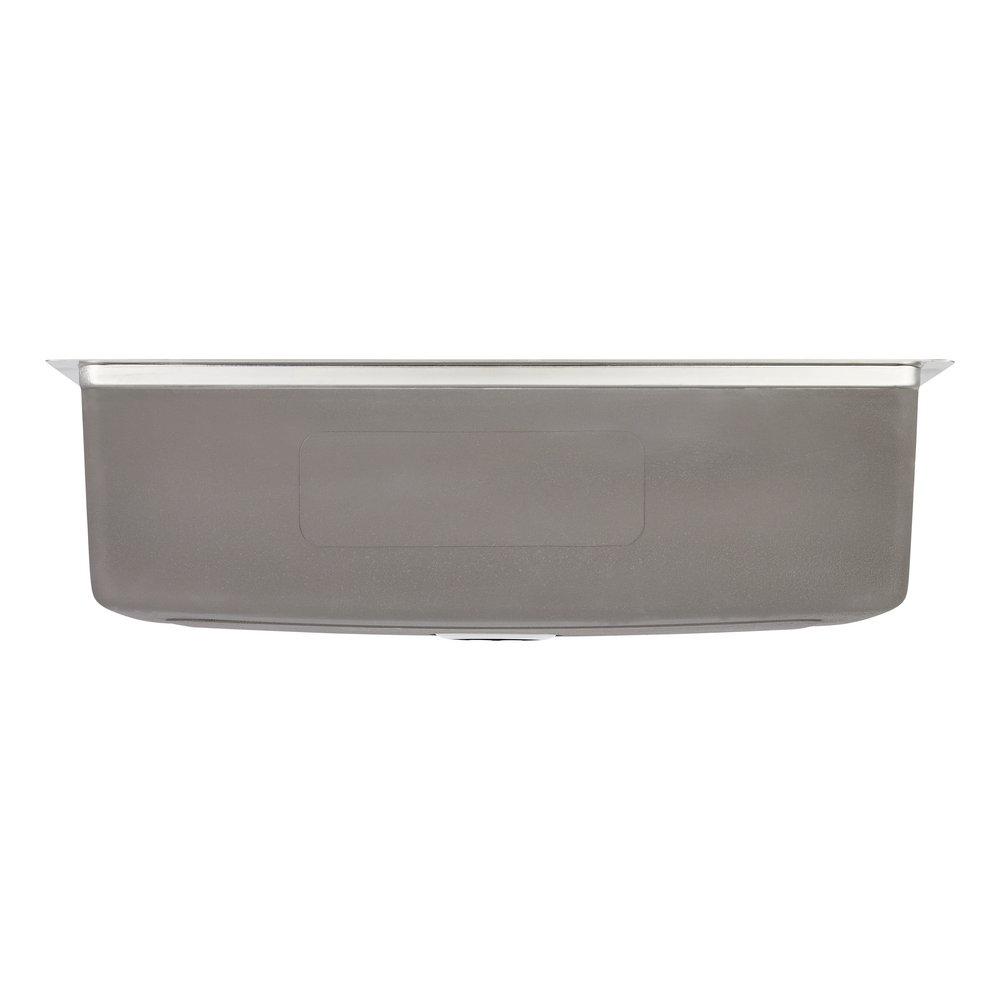 31 in. Undermount Stainless Steel Single Bowl Workstation Kitchen Sink 