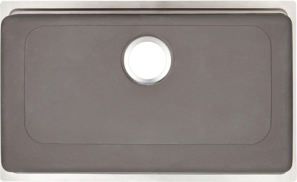 31 in. Undermount Stainless Steel Single Bowl Workstation Kitchen Sink 