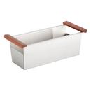 31 in. Undermount Stainless Steel Single Bowl Workstation Kitchen Sink 