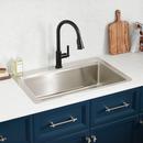 33 in. Drop-in Stainless Steel Single Bowl Workstation Kitchen Sink 