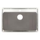 33 in. Drop-in Stainless Steel Single Bowl Workstation Kitchen Sink 