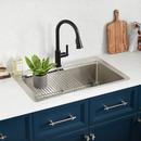 33 in. Drop-in Stainless Steel Single Bowl Workstation Kitchen Sink 