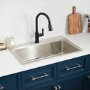 33 in. Drop-in Stainless Steel Single Bowl Workstation Kitchen Sink 