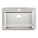 33 in. Drop-in Stainless Steel Single Bowl Workstation Kitchen Sink 