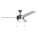 RP Lighting Brushed Nickel 50 in. 3-Blade Indoor Ceiling Fan 