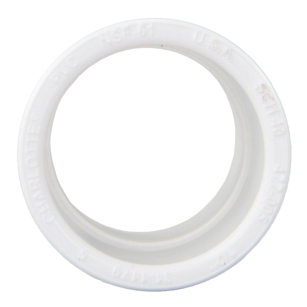 CHARLOTTE PIPE White PVC Schedule 40 Nested Coupling (Over 1/2 