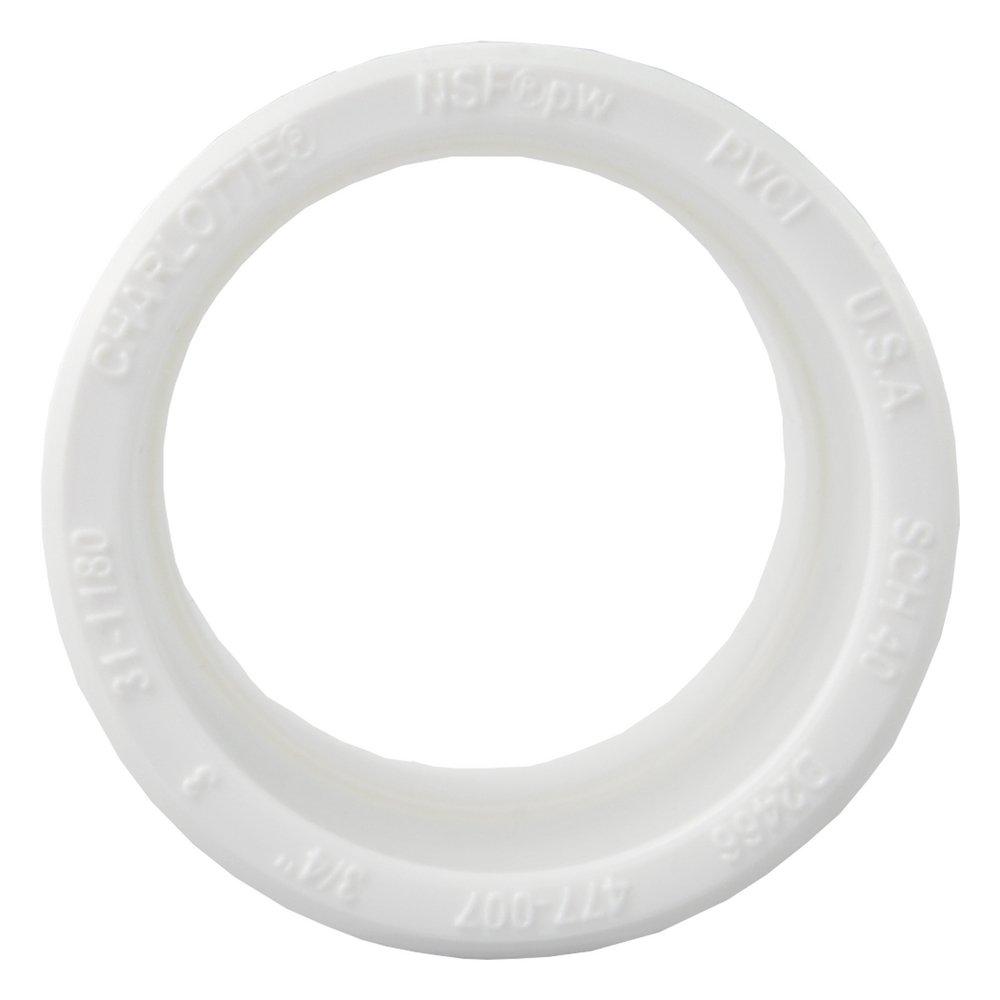 CHARLOTTE PIPE White PVC Schedule 40 Nested Coupling (Over 1/2 