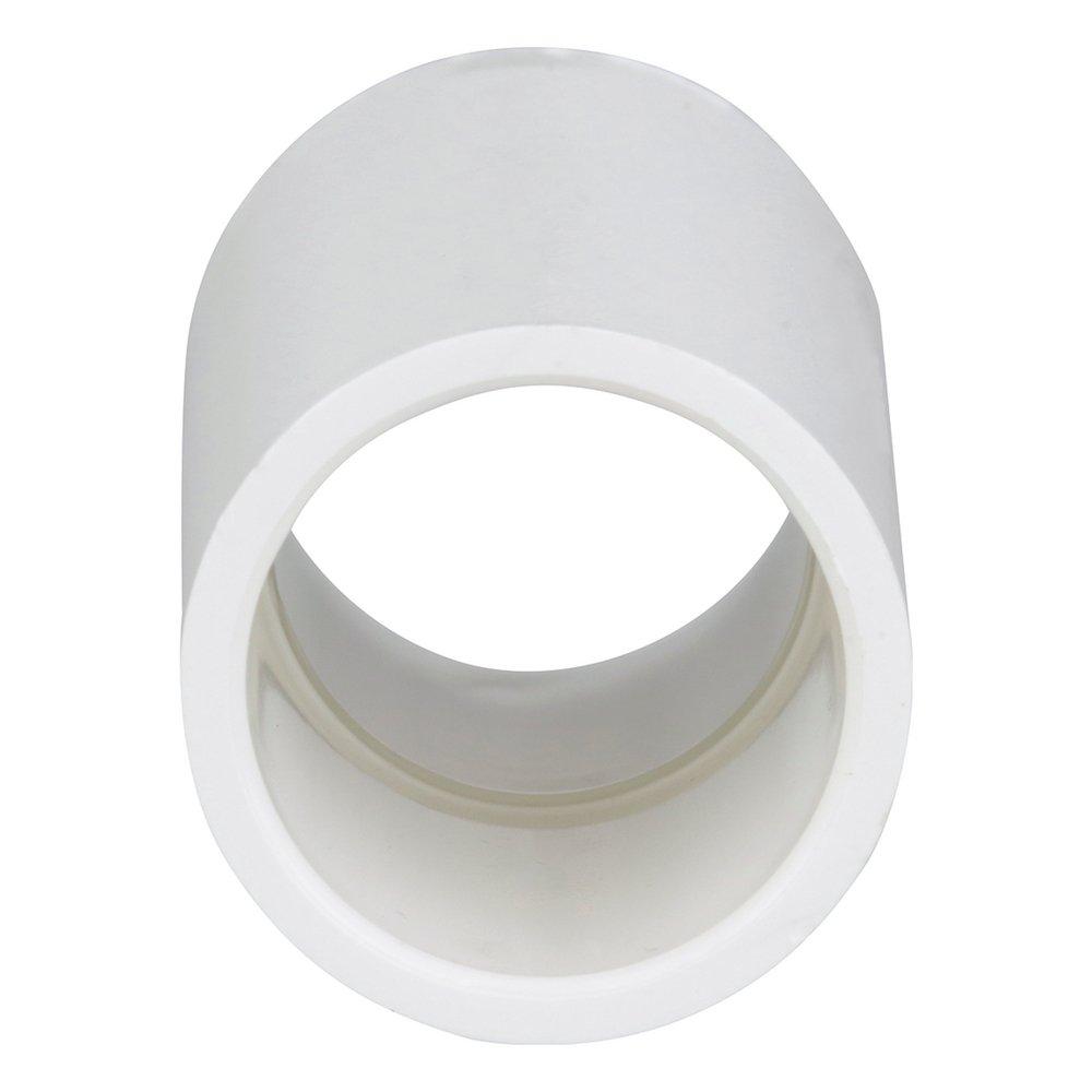 CHARLOTTE PIPE White PVC Schedule 40 Deep Socket Coupling 