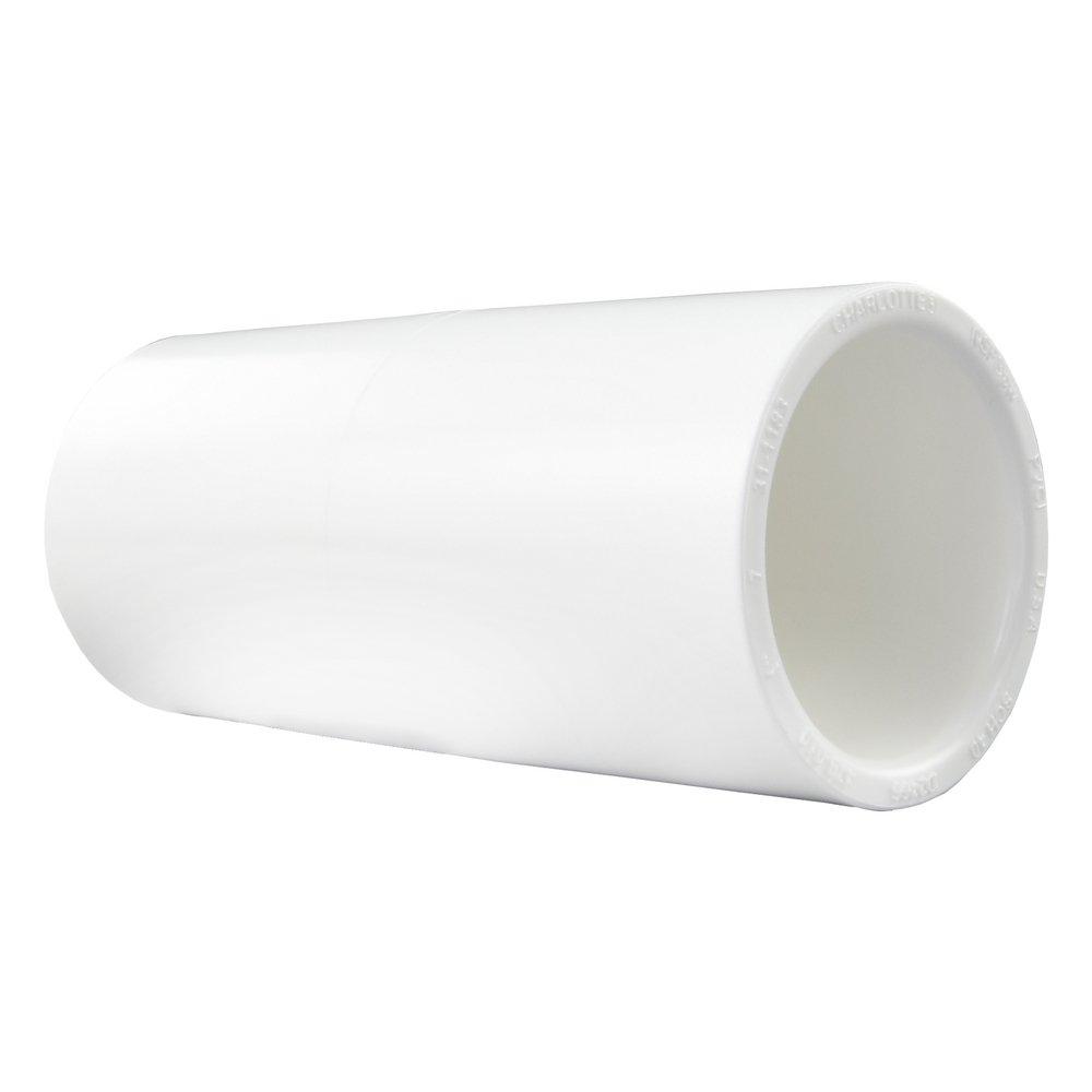 CHARLOTTE PIPE White PVC Schedule 40 Deep Socket Coupling 