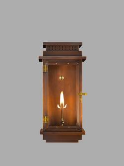 1-Light 21-1/2 in. Outdoor Wall Sconce in Antique Copper
