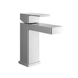 Single Handle Monoblock Bathroom Sink Faucet in Chrome