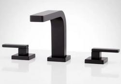 Two Handle Widespread Bathroom Sink Faucet in Matte Black