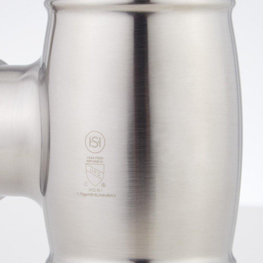 Signature Hardware Stainless Steel Pull Down Kitchen Faucet 