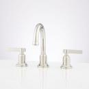 Signature Hardware Polished Nickel Two Handle Widespread Bathroom Sink Faucet 