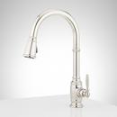 Signature Hardware Polished Nickel Pull Down Kitchen Faucet 