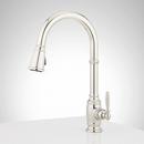 Signature Hardware Polished Nickel Pull Down Kitchen Faucet 