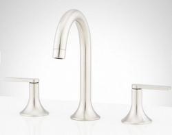 Two Handle Widespread Bathroom Sink Faucet in Brushed Nickel (Handle Sold Separately)