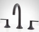 Two Handle Widespread Bathroom Sink Faucet in Matte Black (Handle Sold Separately)