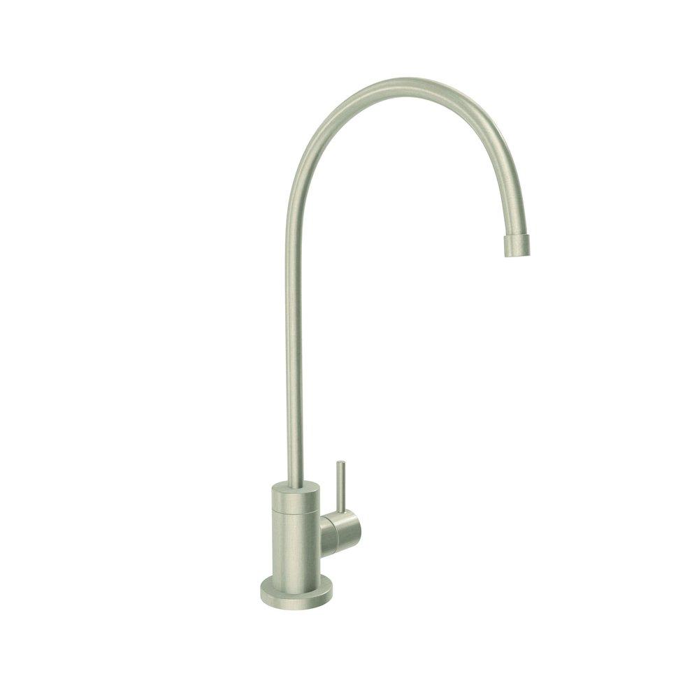 Single Handle Lever Water Filter Faucet in Brushed Nickel 