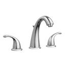 Two Handle Widespread Bathroom Sink Faucet in Polished Chrome 
