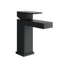 PROFLO&reg; Matte Black Single Handle Monoblock Bathroom Sink Faucet 