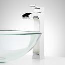 Single Handle Monoblock Bathroom Sink Faucet in Chrome