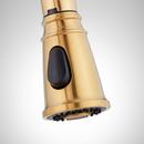 Signature Hardware Brushed Gold Pull Down Kitchen Faucet 