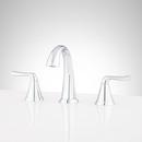 Two Handle Widespread Bathroom Sink Faucet in Chrome