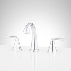 Two Handle Widespread Bathroom Sink Faucet in Chrome