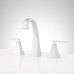Two Handle Widespread Bathroom Sink Faucet in Chrome
