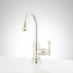 Single Handle Bar Faucet in Polished Nickel