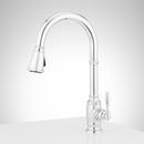 Signature Hardware Polished Chrome Pull Down Kitchen Faucet 